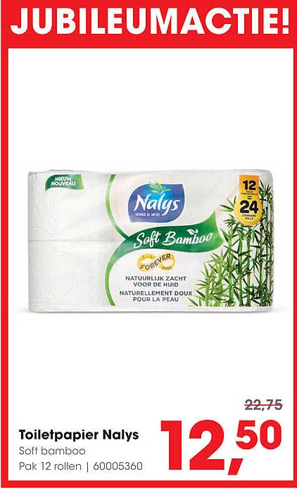 Toiletpapier Nalys Soft Bamboo