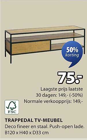 TRAPPEDAL TV-MEUBEL