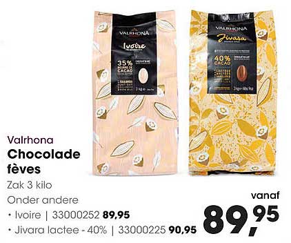 Valrhona Chocolade fèves