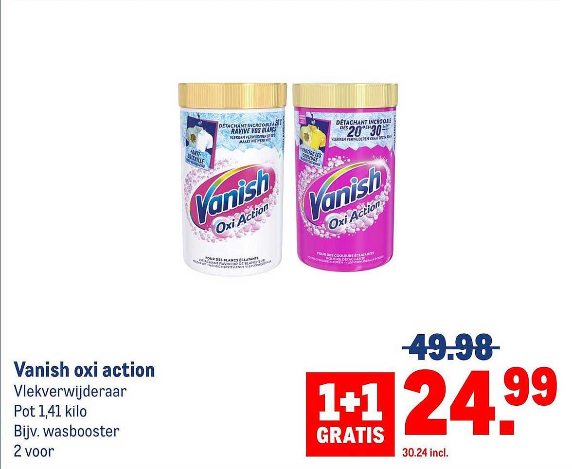 Vanish oxi action