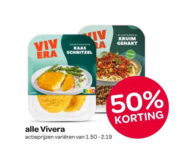 alle Vivera 50% KORTING