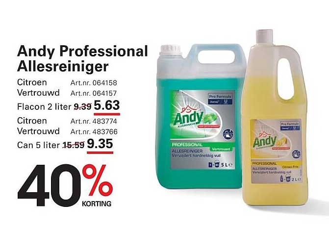 Andy Professional Allesreiniger