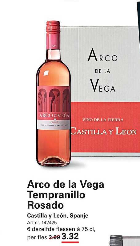 Arco de la Vega Tempranillo Rosado