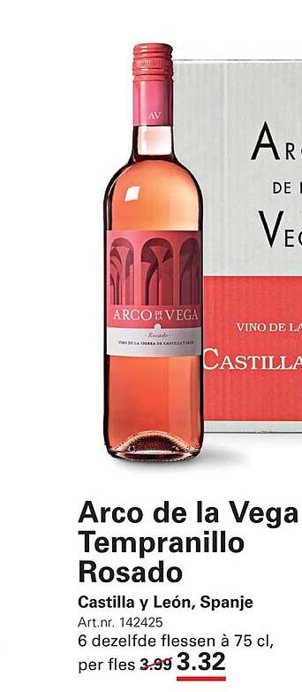 Arco de la Vega Tempranillo Rosado