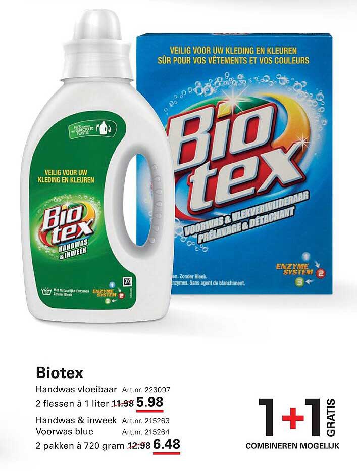 Biotex 1+1 gratis