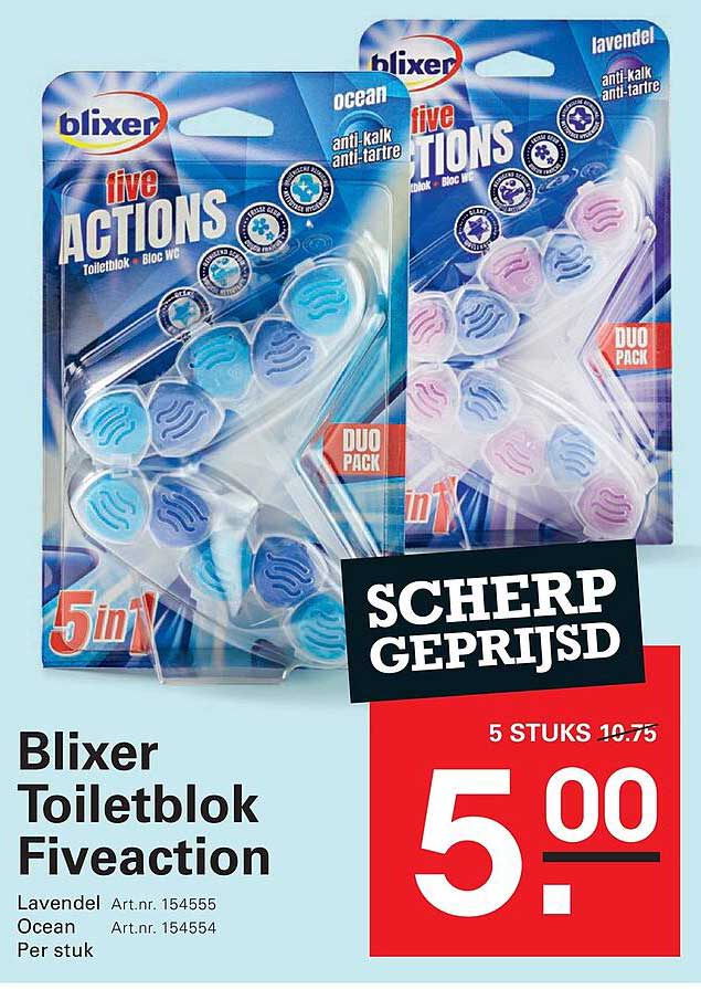 Blixer Toiletblok Fiveaction
