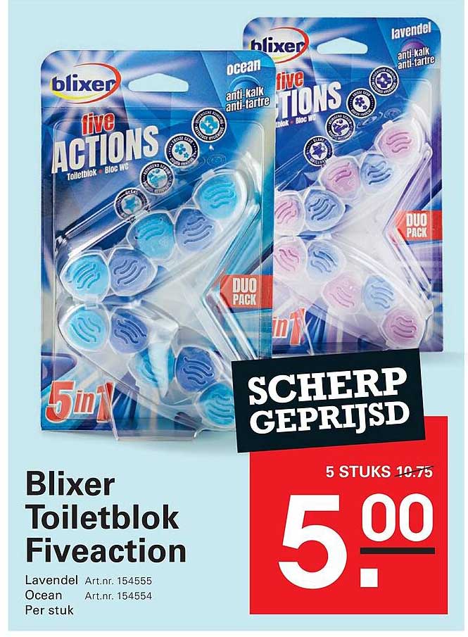 Blixer Toiletblok Fiveaction Lavendel Ocean