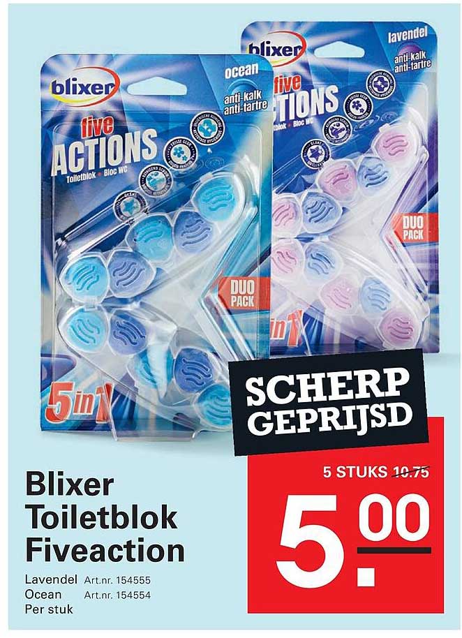 Blixer Toiletblok Fiveaction