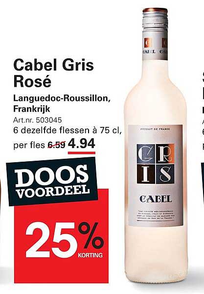 Cabel Gris Rosé