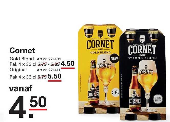 Cornet Gold Blond