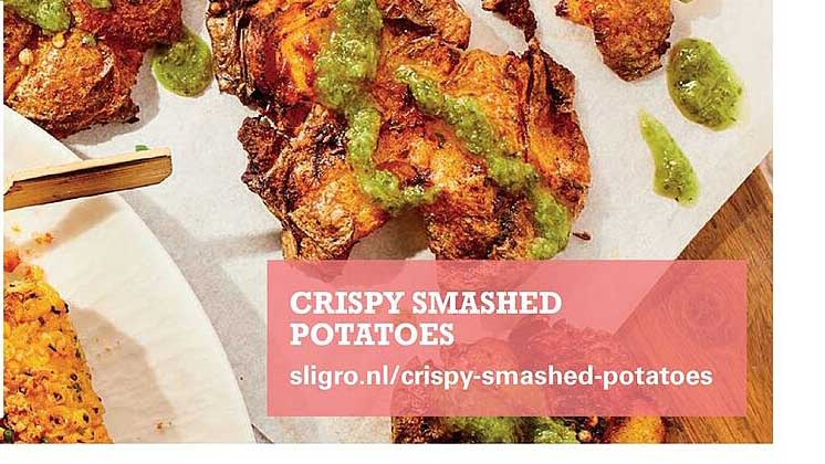 CRISPY SMASHED POTATOES