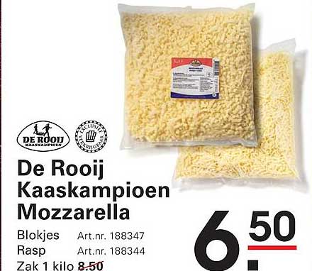 De Rooij Kaaskampioen Mozzarella