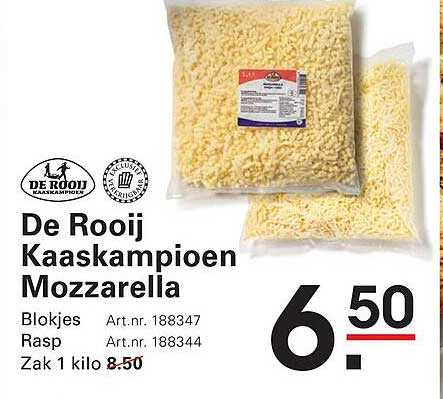 De Rooij Kaaskampioen Mozzarella