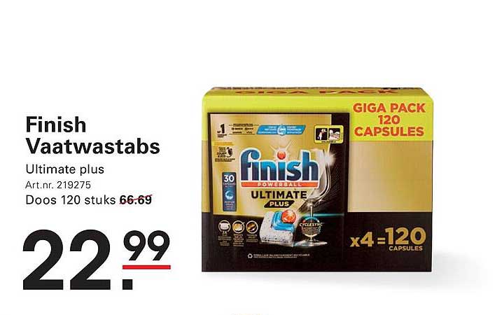 Finish Vaatwastabs Ultimate plus