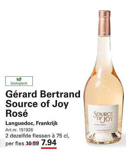 Gérard Bertrand Source of Joy Rosé