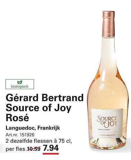 Gérard Bertrand Source of Joy Rosé