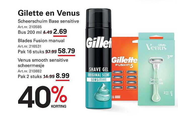 Gillette en Venus