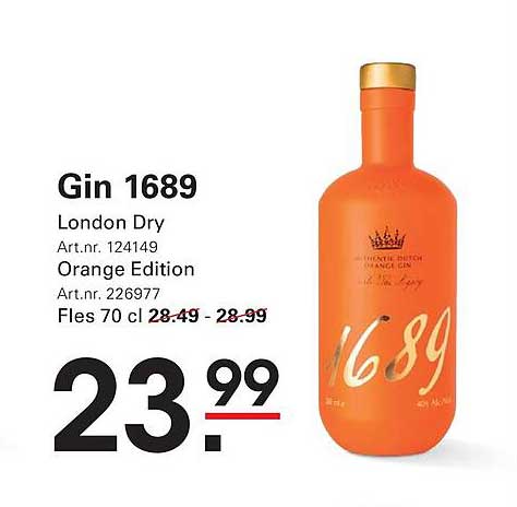 Gin 1689 London Dry Orange Edition
