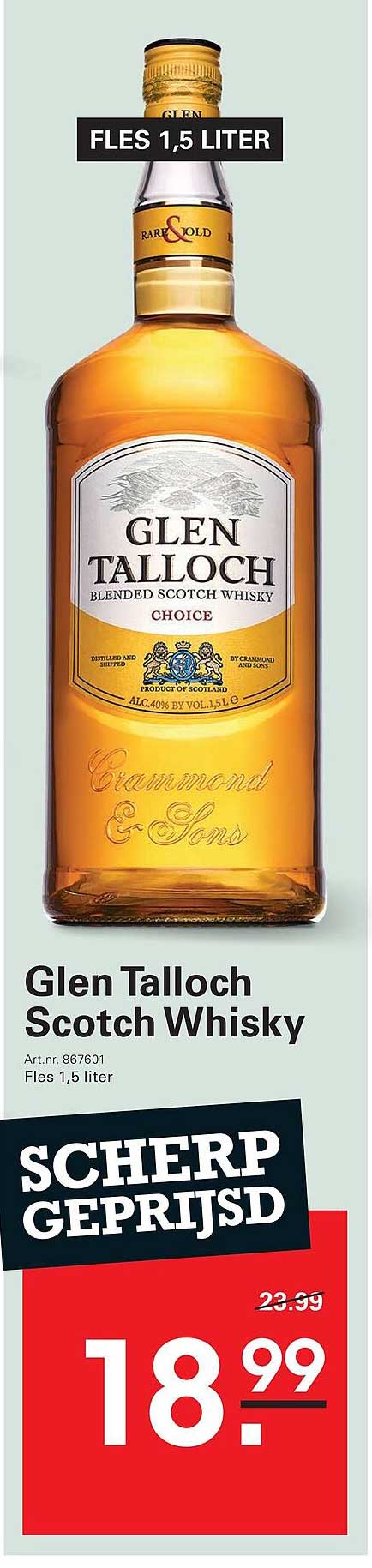 Glen Talloch Scotch Whisky Fles 1,5 liter