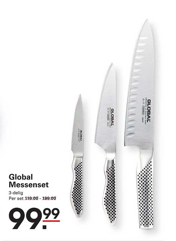 Global Messenset 3-delig
