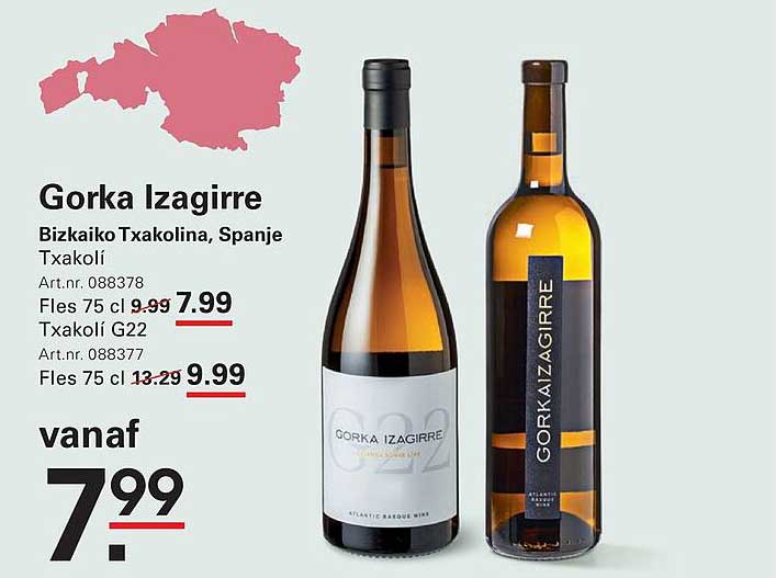 Gorka Izagirre Bizkaiko Txakolina, Spanje Txakolí