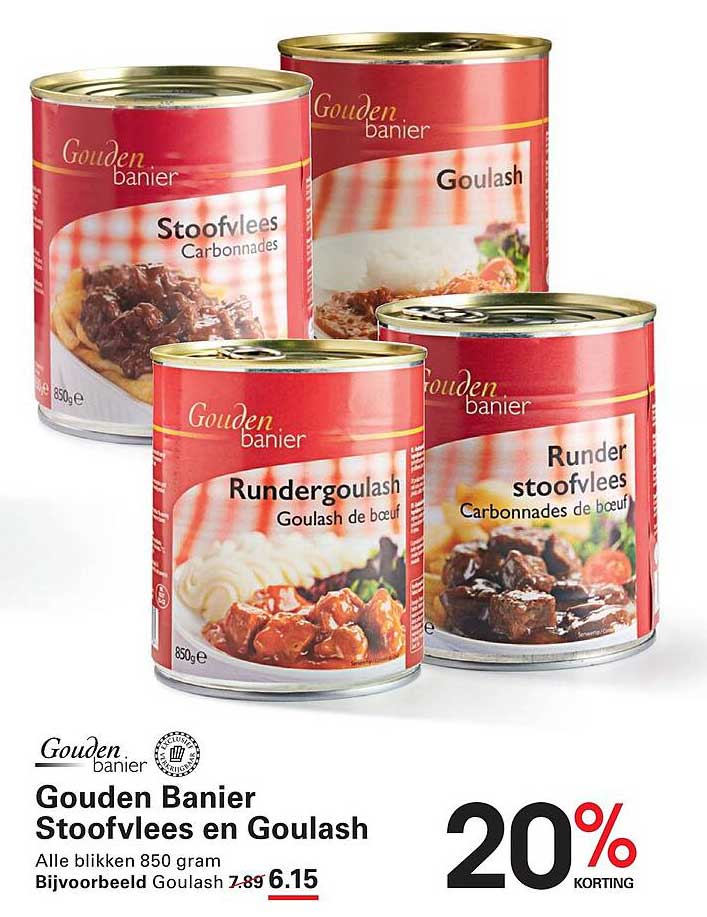 Gouden Banier Stoofvlees en Goulash