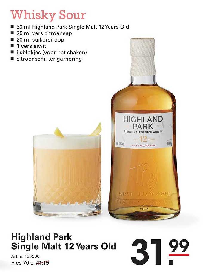 Highland Park Single Malt 12 Years Old