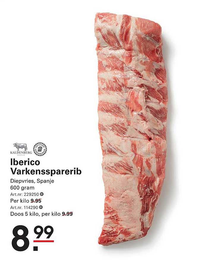 Iberico Varkenssparerib