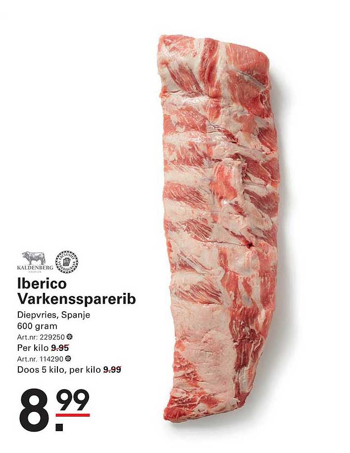 Iberico Varkenssparerib