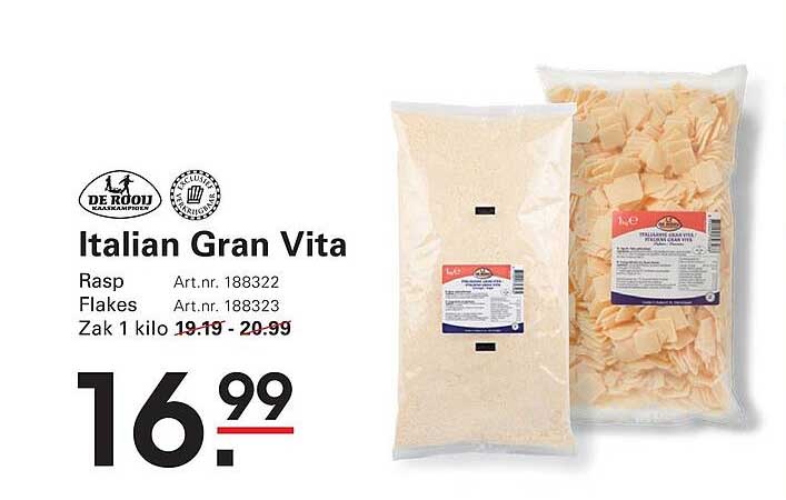 Italian Gran Vita Rasp Flakes