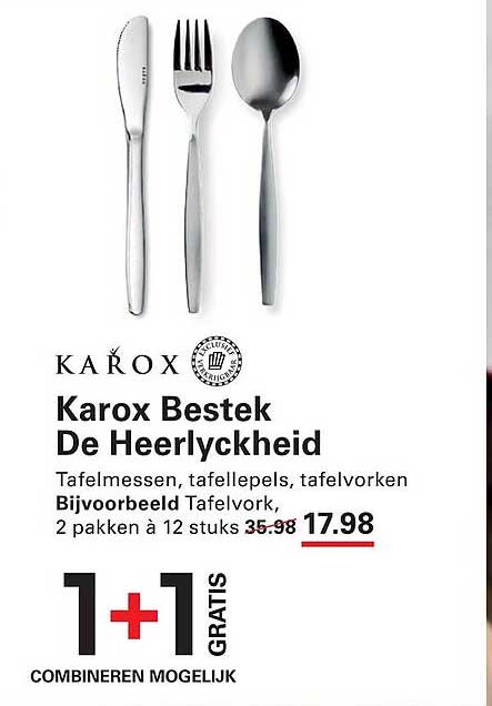 Karox Bestek De Heerlyckheid 1+1 GRATIS COMBINEREN MOGELIJK