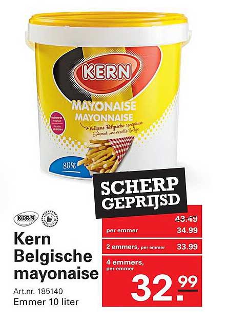 Kern Belgische mayonaise