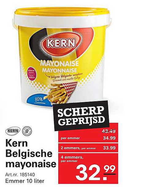Kern Belgische mayonaise