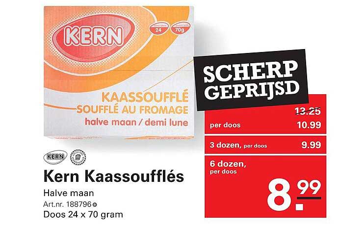 Kern Kaassoufflés Halve maan