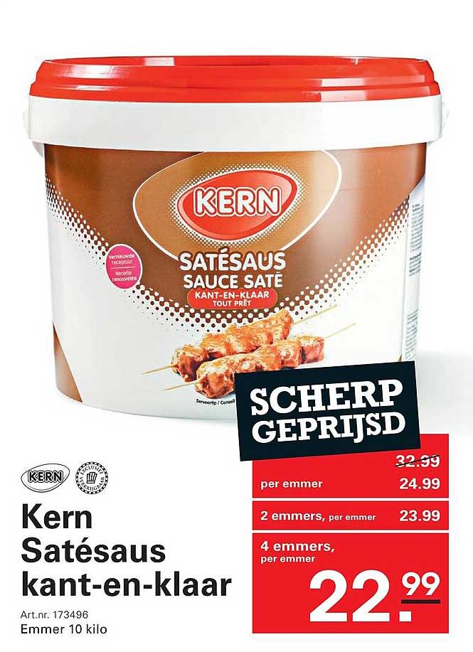 Kern Satésaus kant-en-klaar