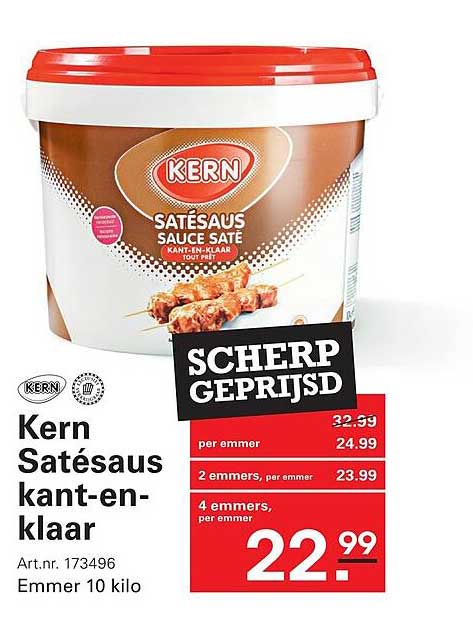 Kern Satésaus kant-en-klaar