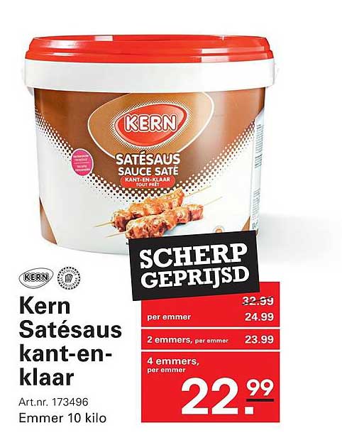 Kern Satésaus kant-en-klaar