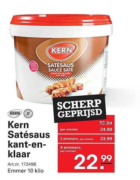 Kern Satésaus kant-en-klaar