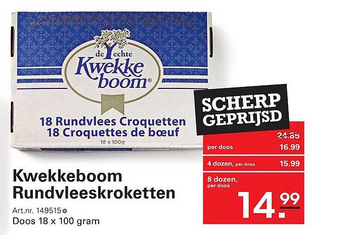 Kwekkeboom Rundvleeskroketten