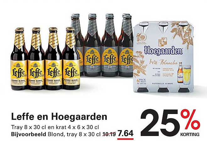 Leffe en Hoegaarden