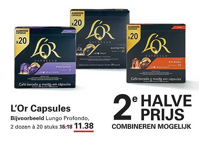 L'Or Capsules 2e halve prijs