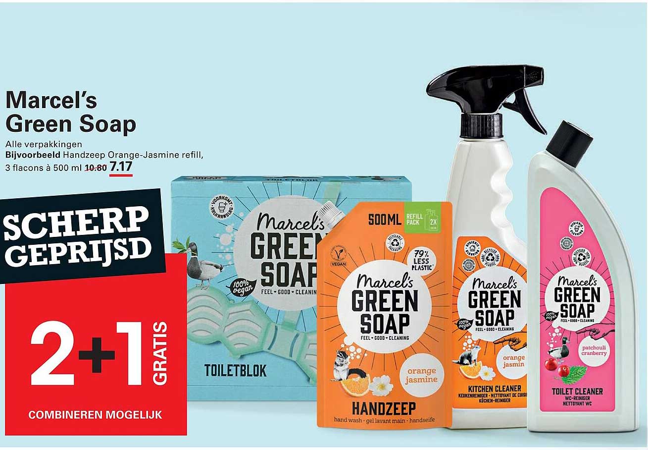 Marcel's Green Soap 2+1 gratis