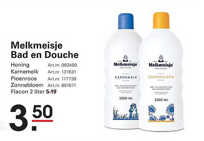 Melkmeisje Bad en Douche