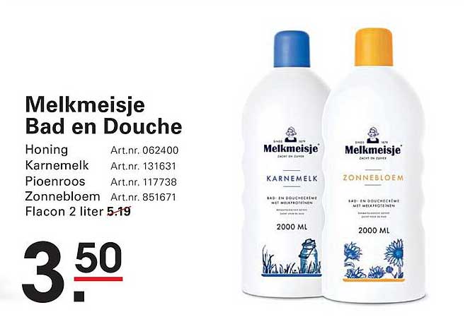 Melkmeisje Bad en Douche