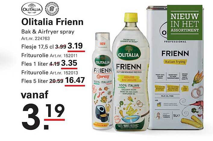 Olitalia Frienn Bak & Airfryer spray