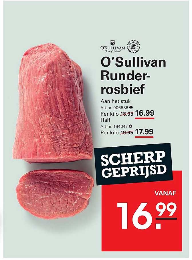O'Sullivan Runderrosbief