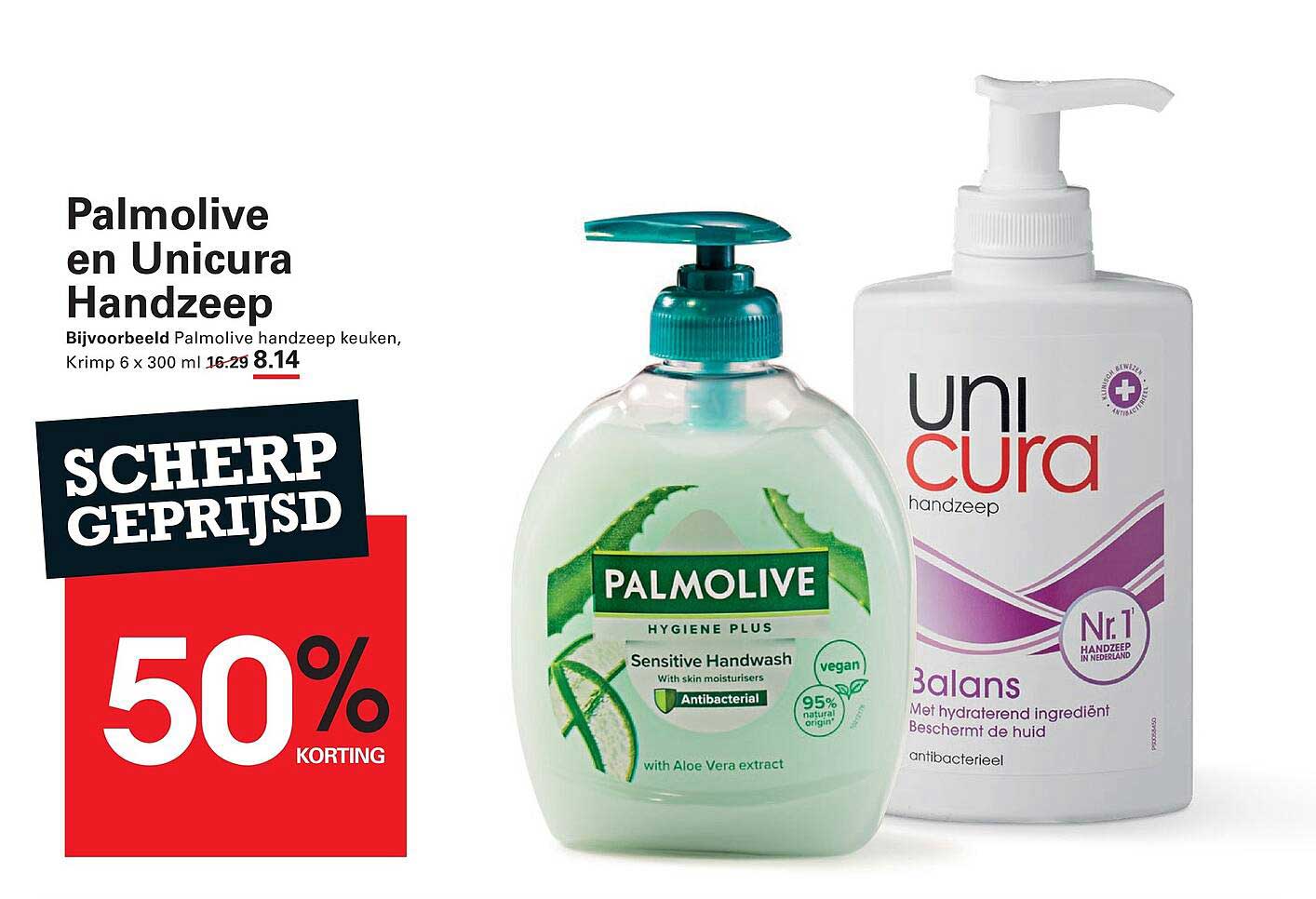 Palmolive en Unicura Handzeep