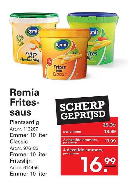 Remia Frites-saus Plantaardig
