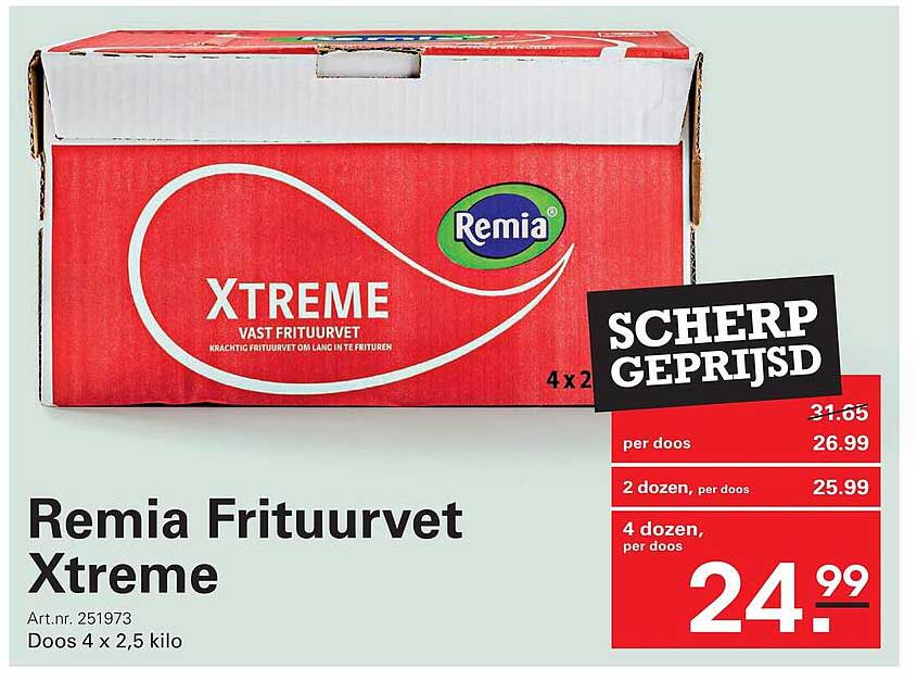 Remia Frituurvet Xtreme