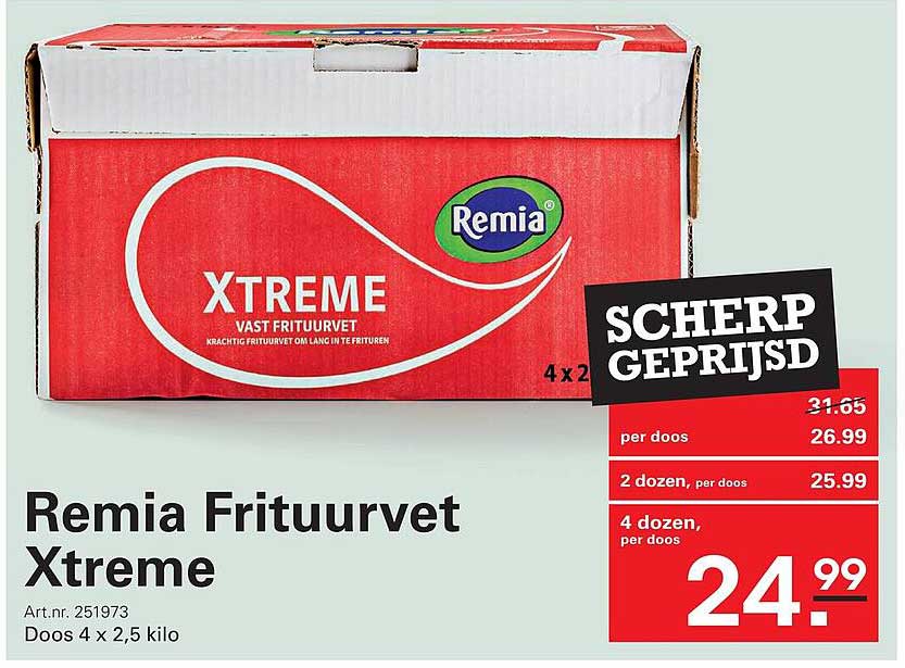 Remia Frituurvet Xtreme